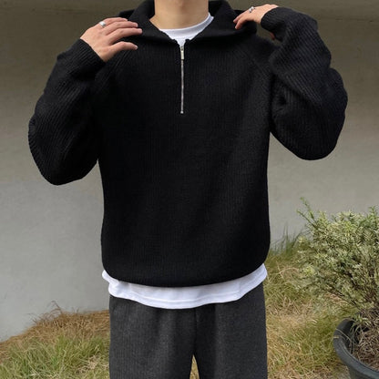 Felpa con cappuccio TAEGU Semi Zip