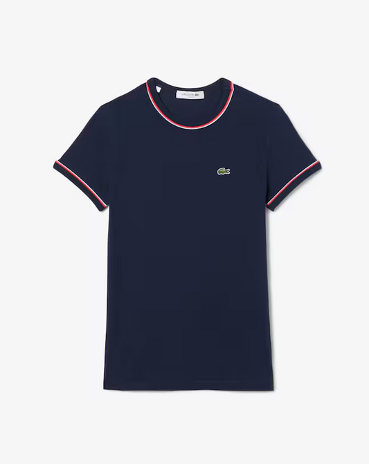 T-shirt Maille Détail Contrastant